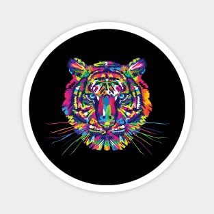 Colorful Tiger Magnet